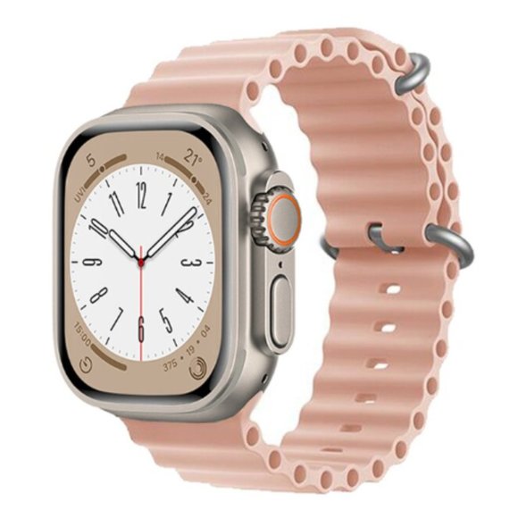 Accessories - NEW PINK Silicone Ocean Strap for Apple Watch